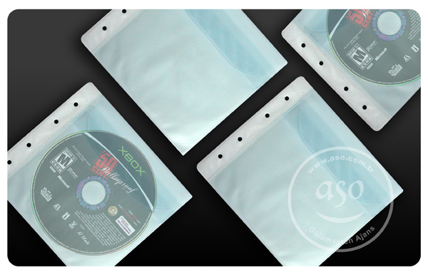 mekanizmalı klasör ve dosyalarınız için CD-DVD zarfları