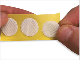 adhesive velcro tape, coin coin, velcro, velcro dots, circular cut velcro tape 