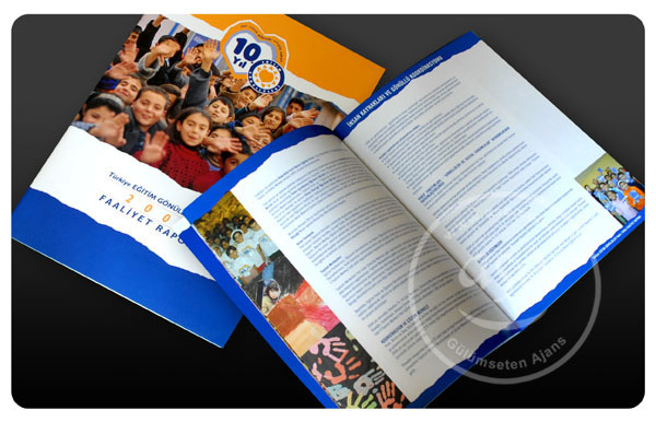 Education Volunteers Foundation Annual Report, design, printing: ASO Reklam.