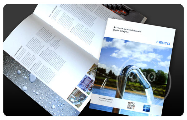 Graphic design, printing, festo magazine, aso advertising