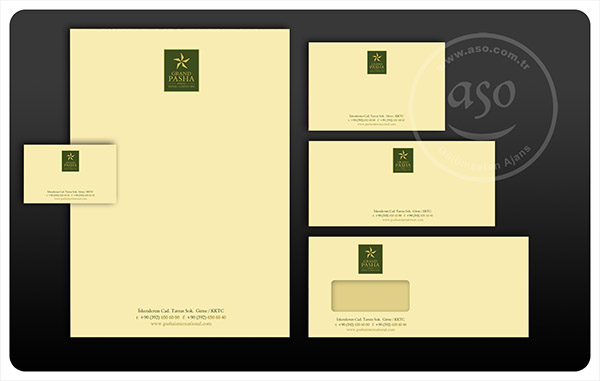 corporate identity letterhead envelope business card