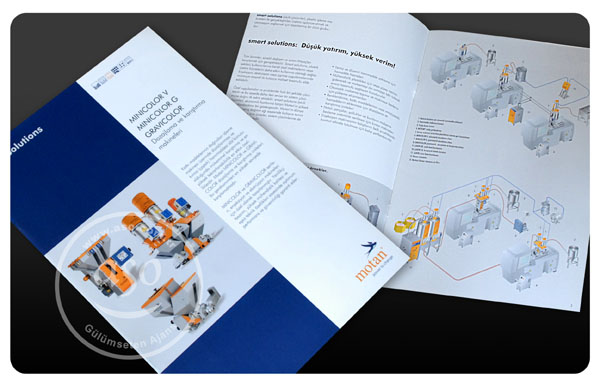 Motan Brochure, 2 pages A4 folded, Design: ASO ADVERTISING