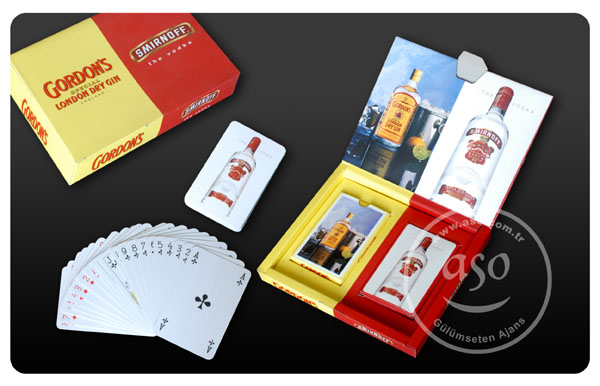 Gordon's - Smirnoff promotional playing cards