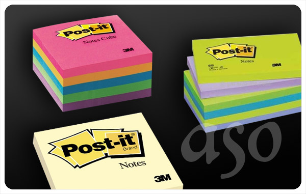 Post-it® note holder, posit promotional adhesive papers