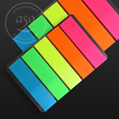 colored bookmark, postit bookmark, notepad colored note paper