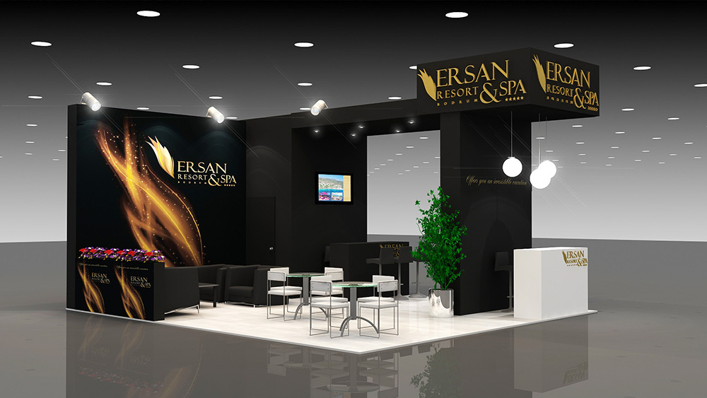 Ersan Resort spa exhibition stand / Emitt Fair