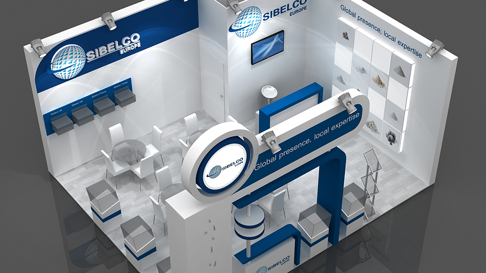 Sibelco exhibition stand / Unicera Fair