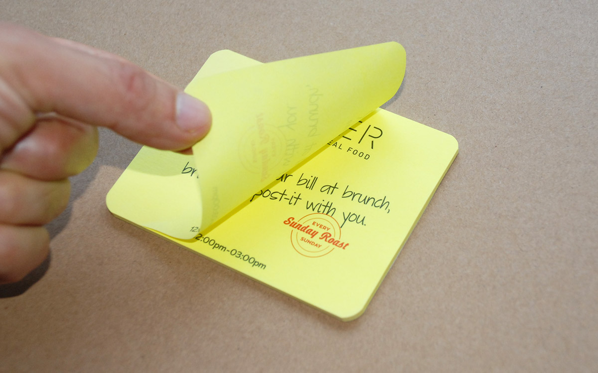 custom logo printed sticky note holder