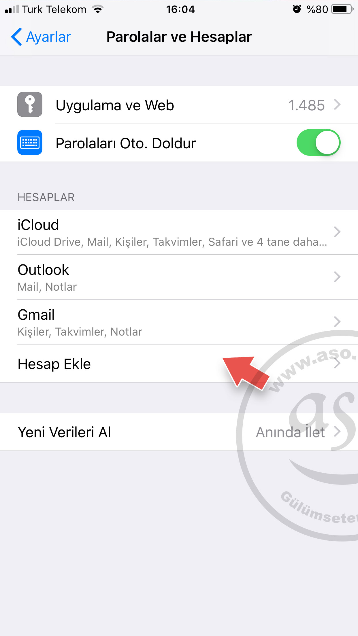 Iphone Icin Gmail Kurulum Ayarlari Fotografli Kurulum Aso Ajans