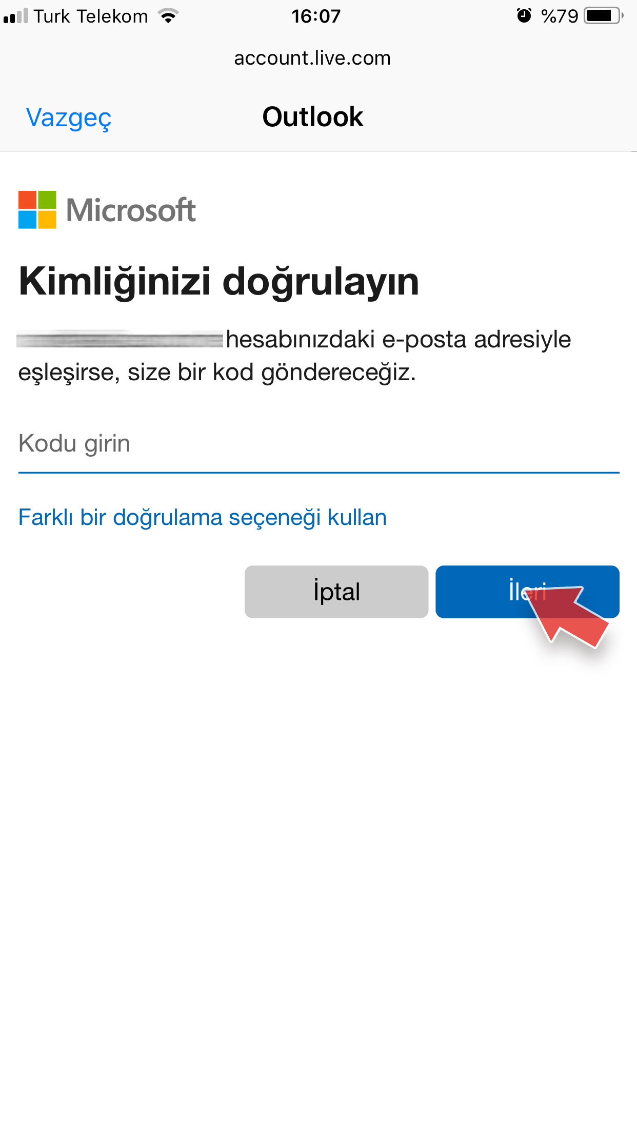 Phone hotmail hesabı kurmak,iphone için hotmail,iphone hotmail ayarı,iphone iOS için hotmail ayarı,iphone iOS 124 için hotmail kurmak