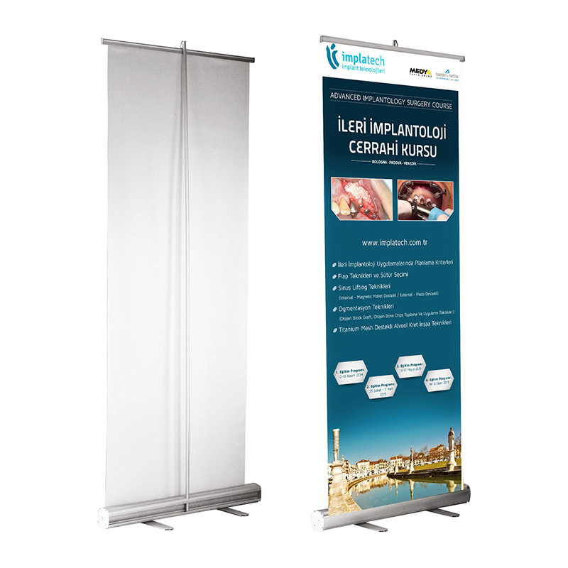 Rollup Banner Tasarımı 85x200 cm Imlatech