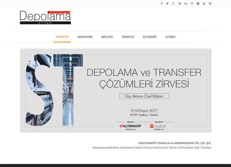 Depolama Çözümleri Web Sitesi Tasarımı 