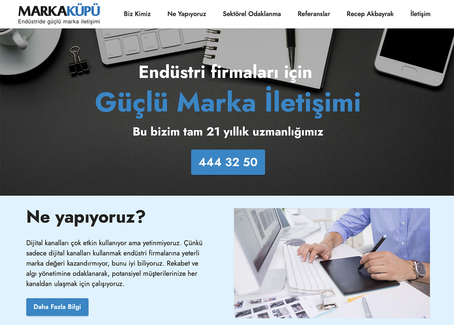 Web Site Tasarımı –  Marka Küpü