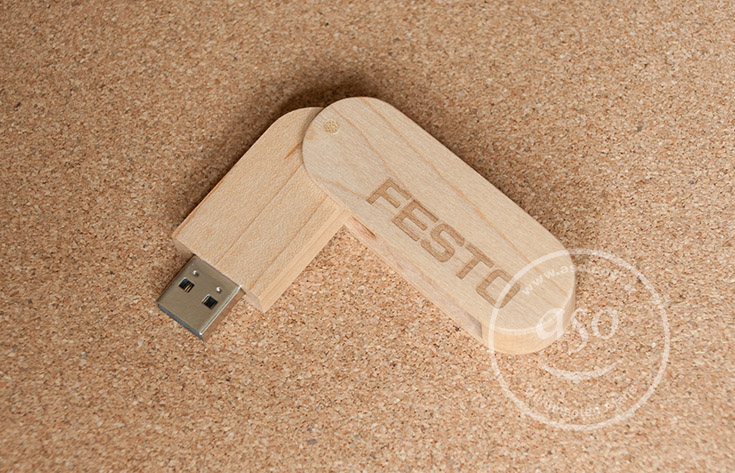 Promosyon Ahşap USB Bellek Üretimi