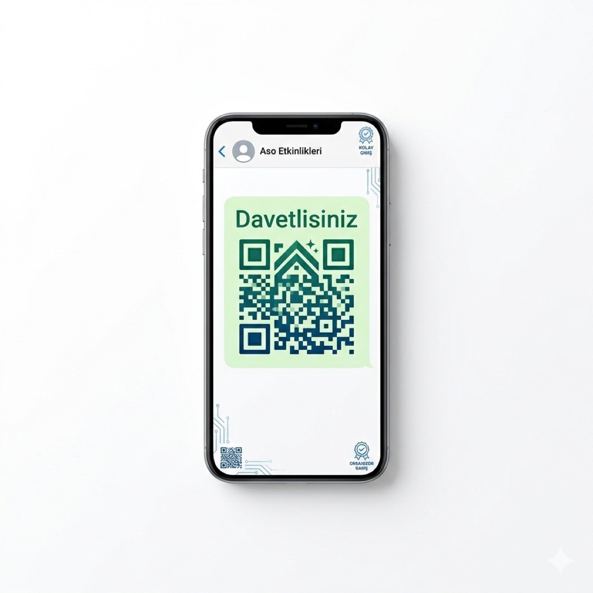 Yeni! Aso QR Kod Davetiye ve Etkinlik Giriş Sistemi