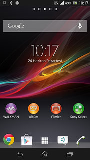 Sony Xperia Z email ayarları
