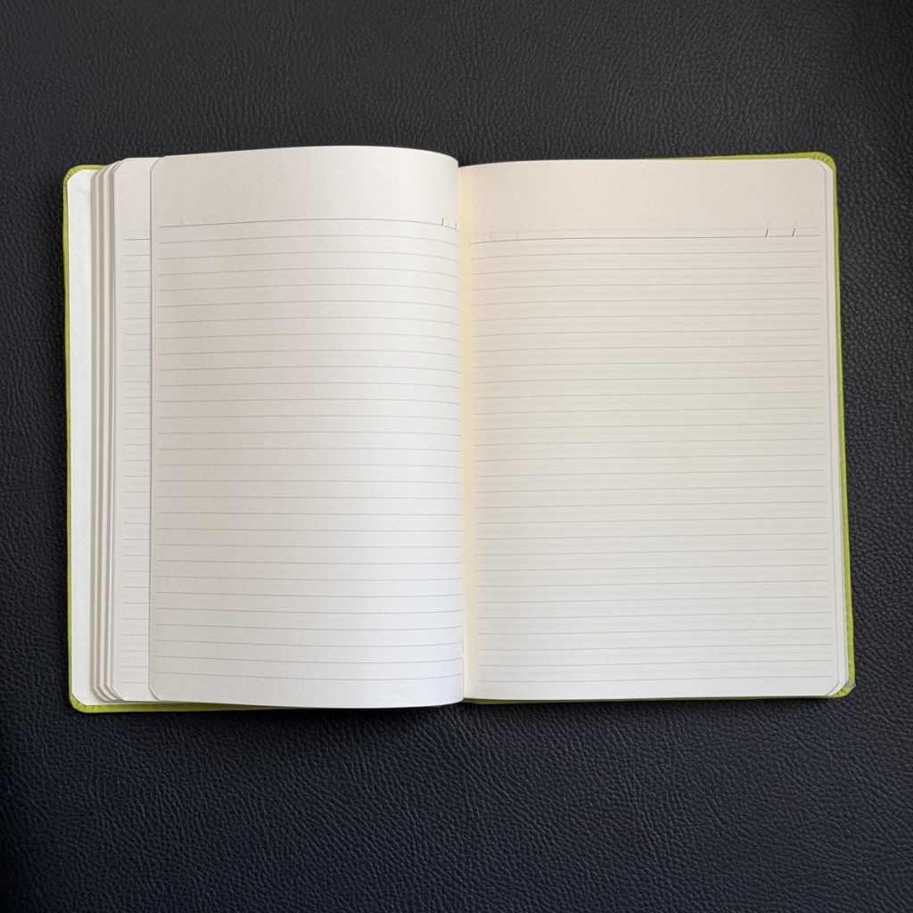 Promosyon defter iç sayfaları: 80 gr ivory çizgili kağıt