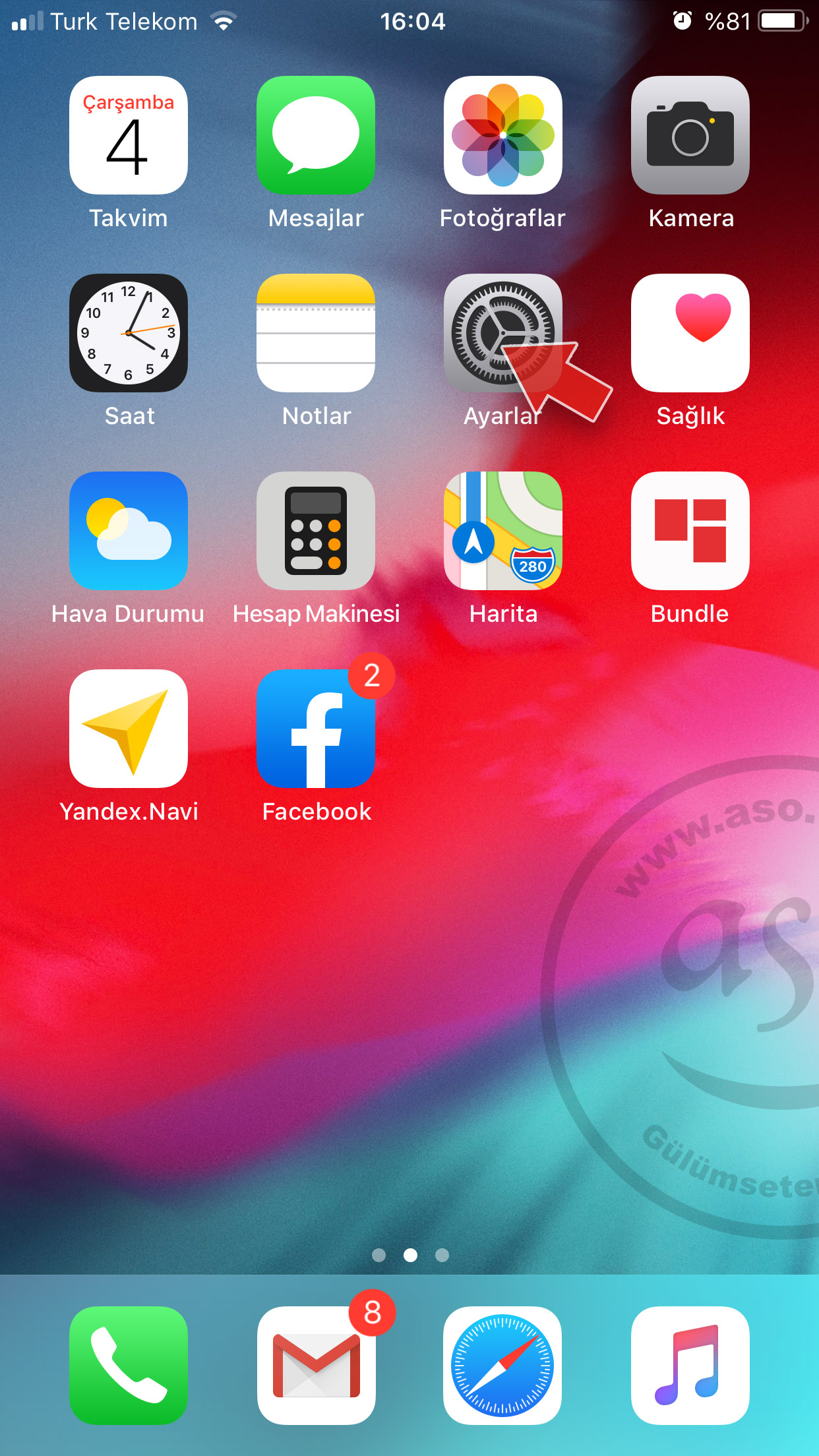iPhone Yahoo mail kurulumu
